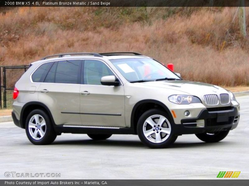  2008 X5 4.8i Platinum Bronze Metallic