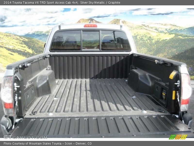 Silver Sky Metallic / Graphite 2014 Toyota Tacoma V6 TRD Sport Access Cab 4x4