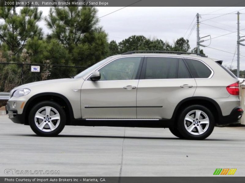  2008 X5 4.8i Platinum Bronze Metallic