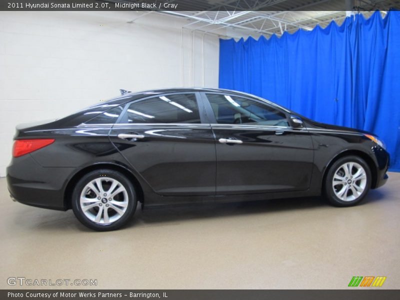 Midnight Black / Gray 2011 Hyundai Sonata Limited 2.0T