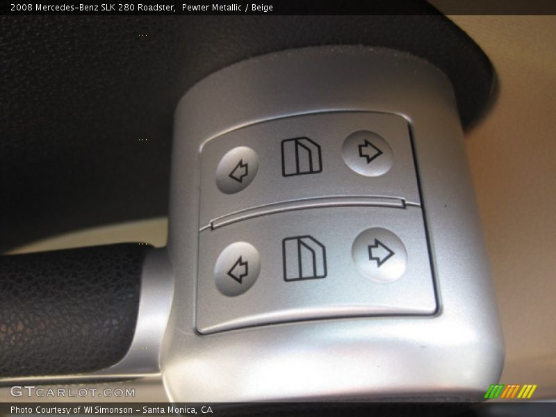 Pewter Metallic / Beige 2008 Mercedes-Benz SLK 280 Roadster