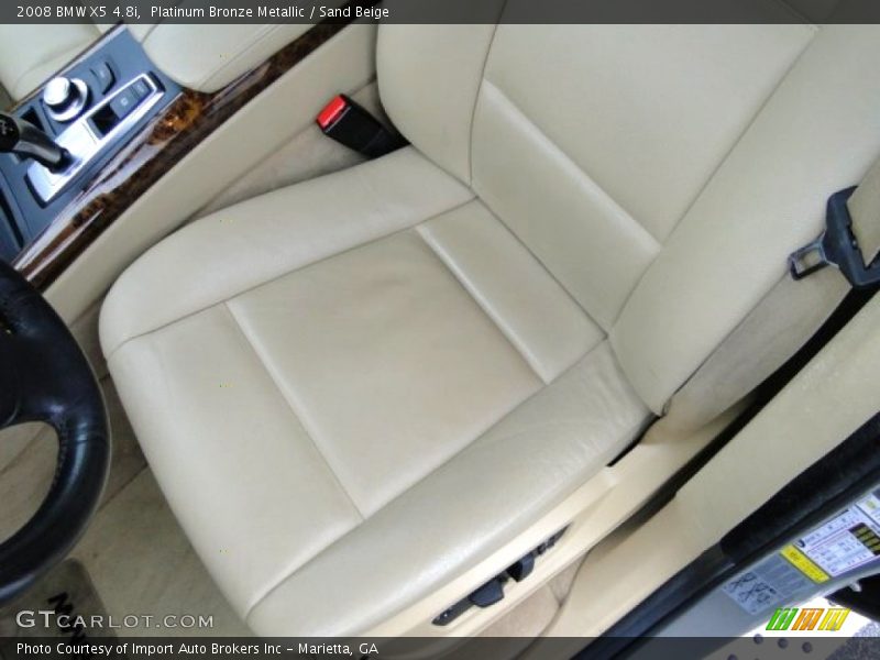 Platinum Bronze Metallic / Sand Beige 2008 BMW X5 4.8i