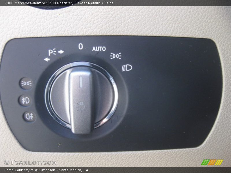 Pewter Metallic / Beige 2008 Mercedes-Benz SLK 280 Roadster