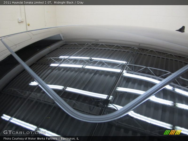 Midnight Black / Gray 2011 Hyundai Sonata Limited 2.0T