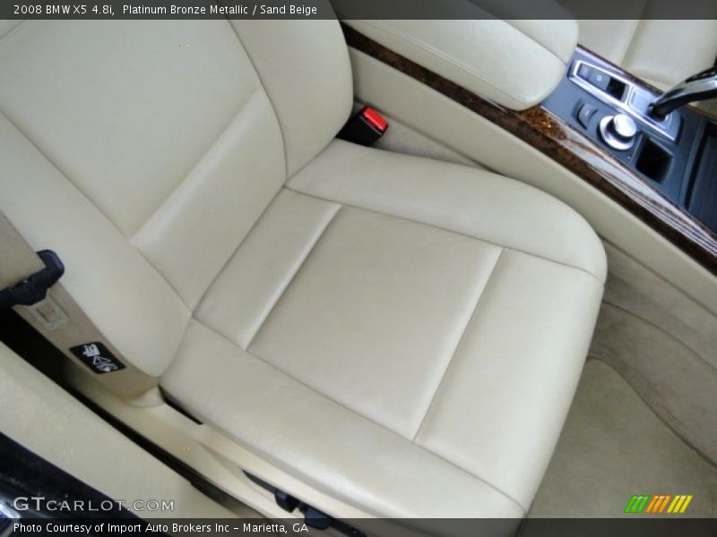 Platinum Bronze Metallic / Sand Beige 2008 BMW X5 4.8i