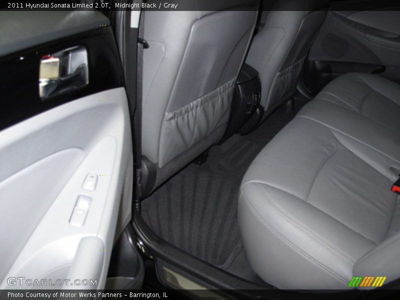 Midnight Black / Gray 2011 Hyundai Sonata Limited 2.0T