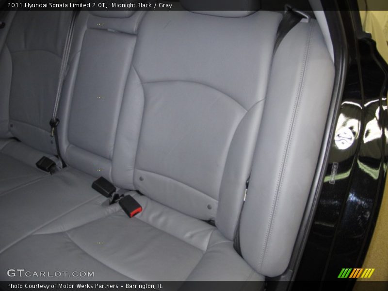 Midnight Black / Gray 2011 Hyundai Sonata Limited 2.0T