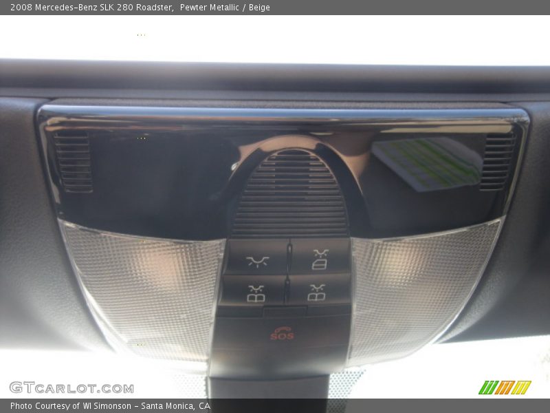 Pewter Metallic / Beige 2008 Mercedes-Benz SLK 280 Roadster