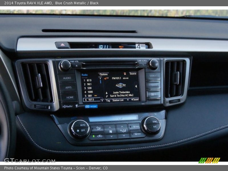 Blue Crush Metallic / Black 2014 Toyota RAV4 XLE AWD