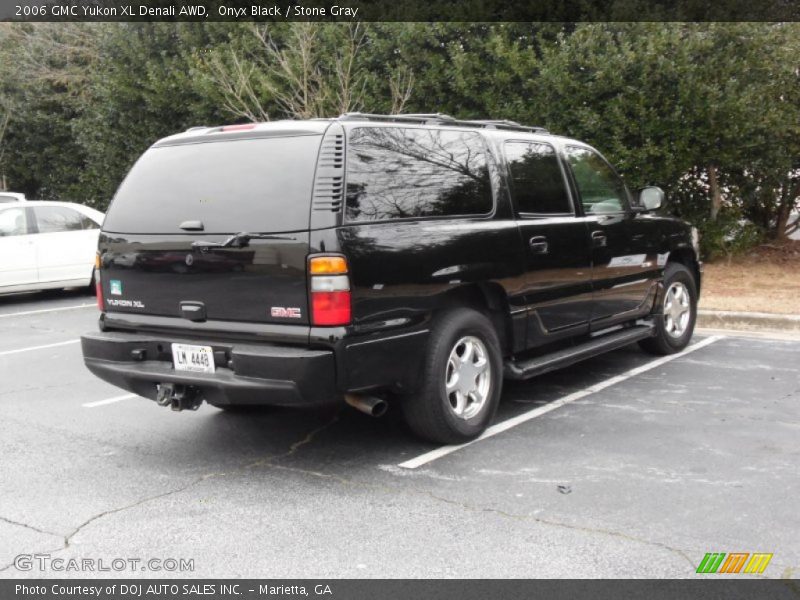 Onyx Black / Stone Gray 2006 GMC Yukon XL Denali AWD