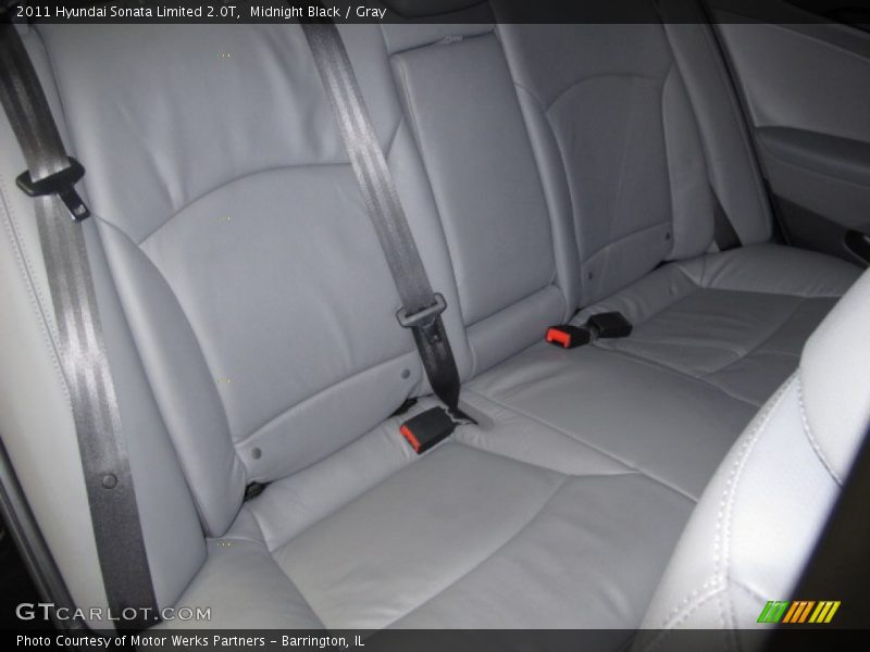 Midnight Black / Gray 2011 Hyundai Sonata Limited 2.0T