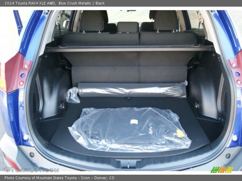 Blue Crush Metallic / Black 2014 Toyota RAV4 XLE AWD