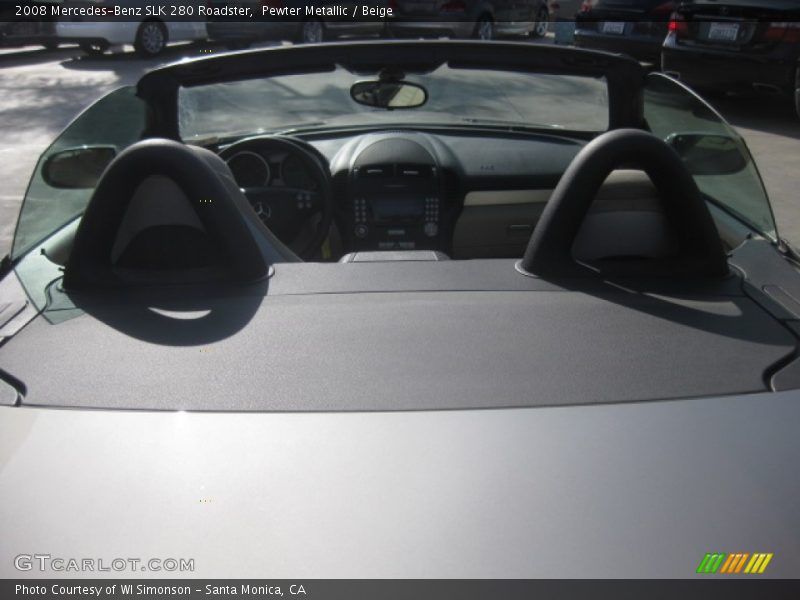 Pewter Metallic / Beige 2008 Mercedes-Benz SLK 280 Roadster