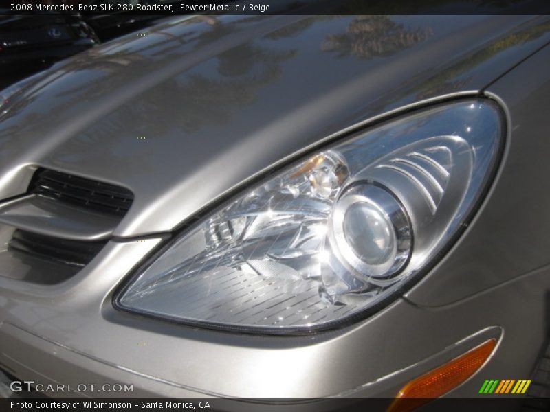 Pewter Metallic / Beige 2008 Mercedes-Benz SLK 280 Roadster