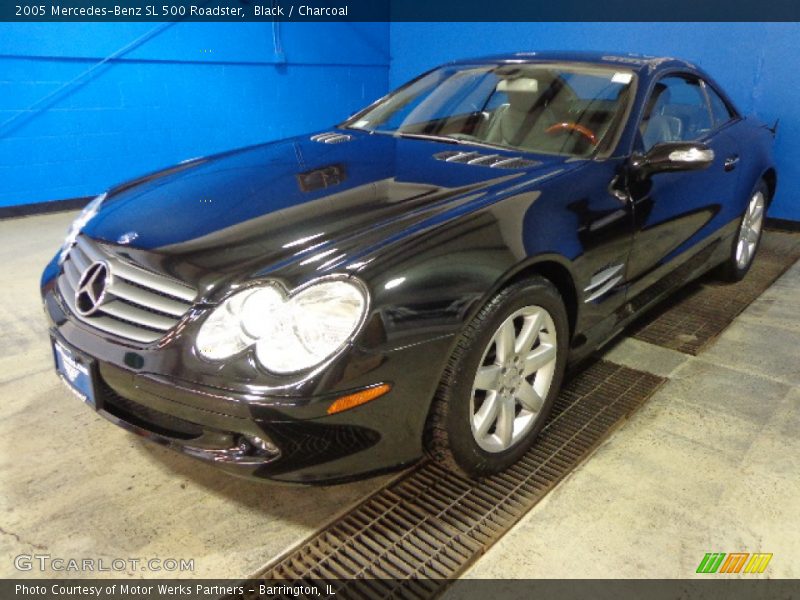 Black / Charcoal 2005 Mercedes-Benz SL 500 Roadster