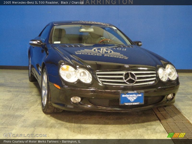 Black / Charcoal 2005 Mercedes-Benz SL 500 Roadster