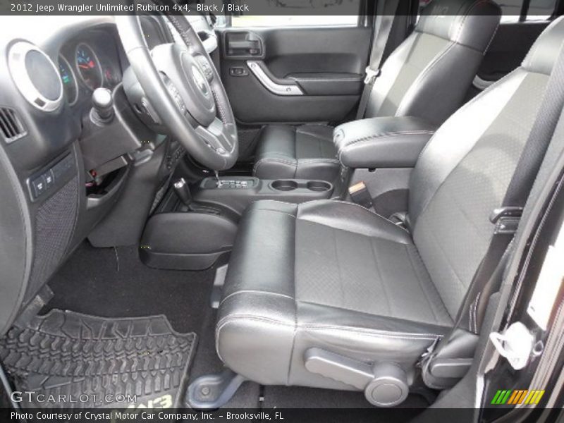 Black / Black 2012 Jeep Wrangler Unlimited Rubicon 4x4