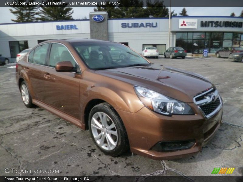 Caramel Bronze Pearl / Ivory 2013 Subaru Legacy 2.5i Premium