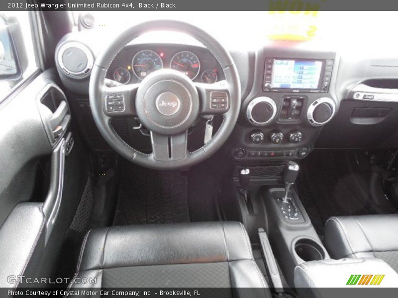 Black / Black 2012 Jeep Wrangler Unlimited Rubicon 4x4
