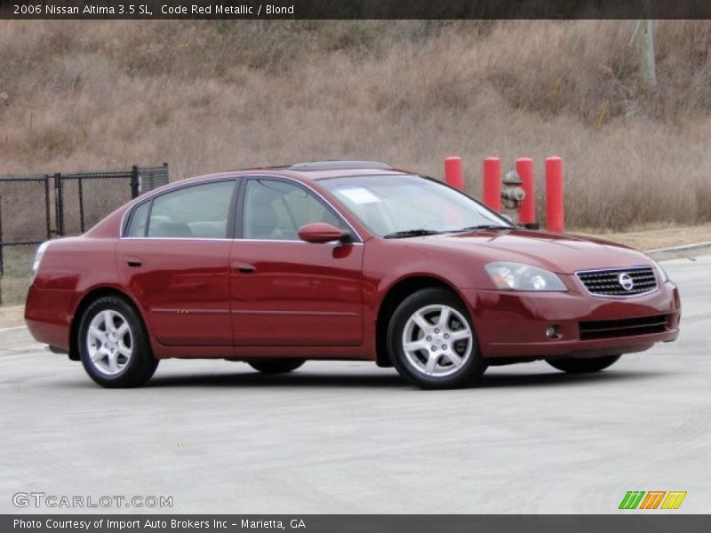 Code Red Metallic / Blond 2006 Nissan Altima 3.5 SL