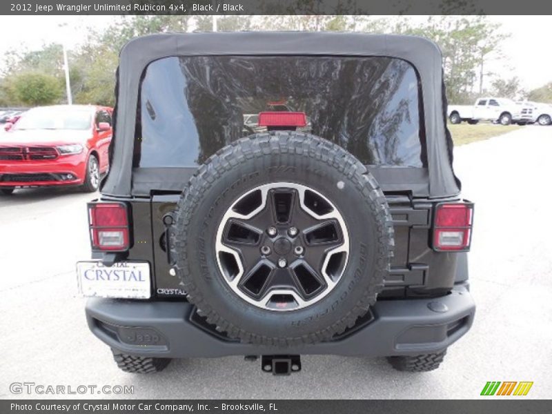 Black / Black 2012 Jeep Wrangler Unlimited Rubicon 4x4