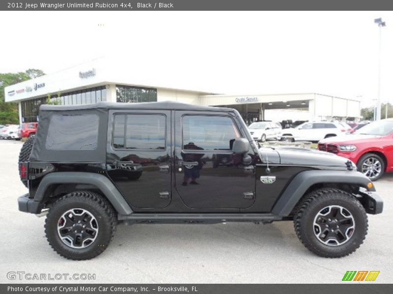 Black / Black 2012 Jeep Wrangler Unlimited Rubicon 4x4
