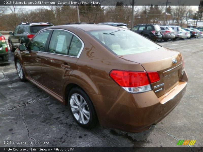 Caramel Bronze Pearl / Ivory 2013 Subaru Legacy 2.5i Premium