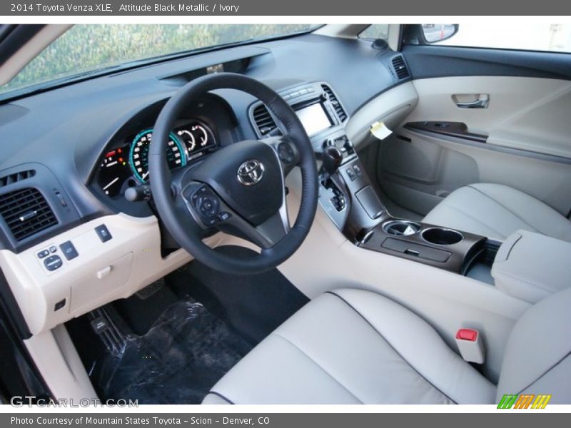 Attitude Black Metallic / Ivory 2014 Toyota Venza XLE