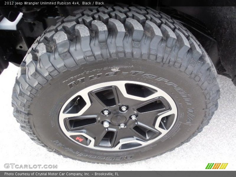 Black / Black 2012 Jeep Wrangler Unlimited Rubicon 4x4