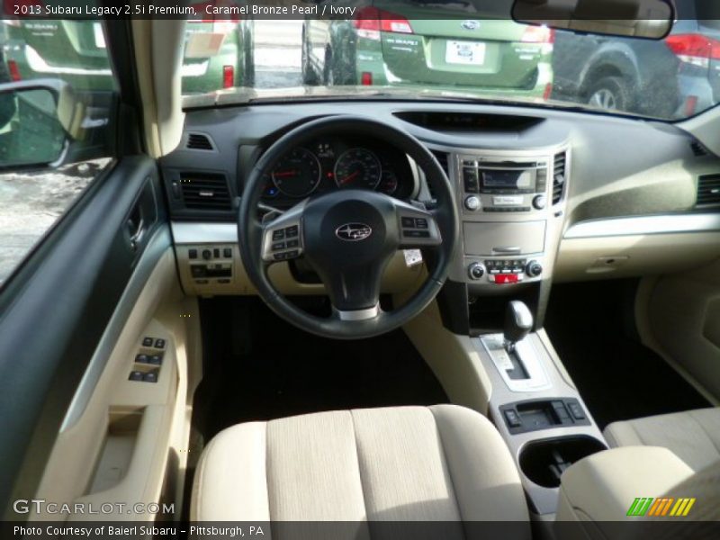 Caramel Bronze Pearl / Ivory 2013 Subaru Legacy 2.5i Premium