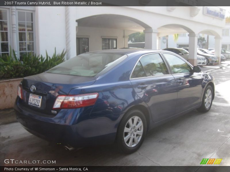 Blue Ribbon Metallic / Bisque 2007 Toyota Camry Hybrid