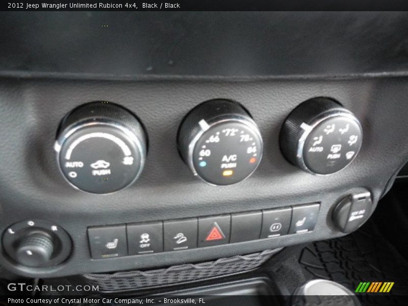 Black / Black 2012 Jeep Wrangler Unlimited Rubicon 4x4