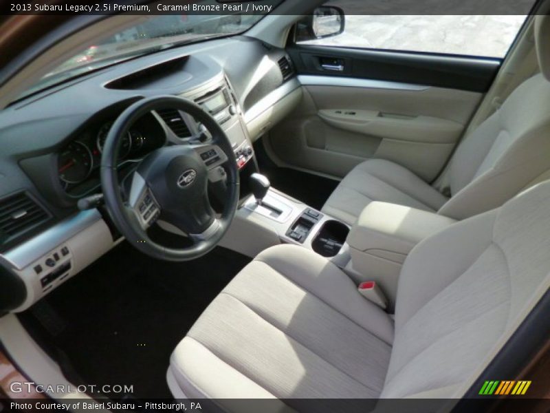 Caramel Bronze Pearl / Ivory 2013 Subaru Legacy 2.5i Premium