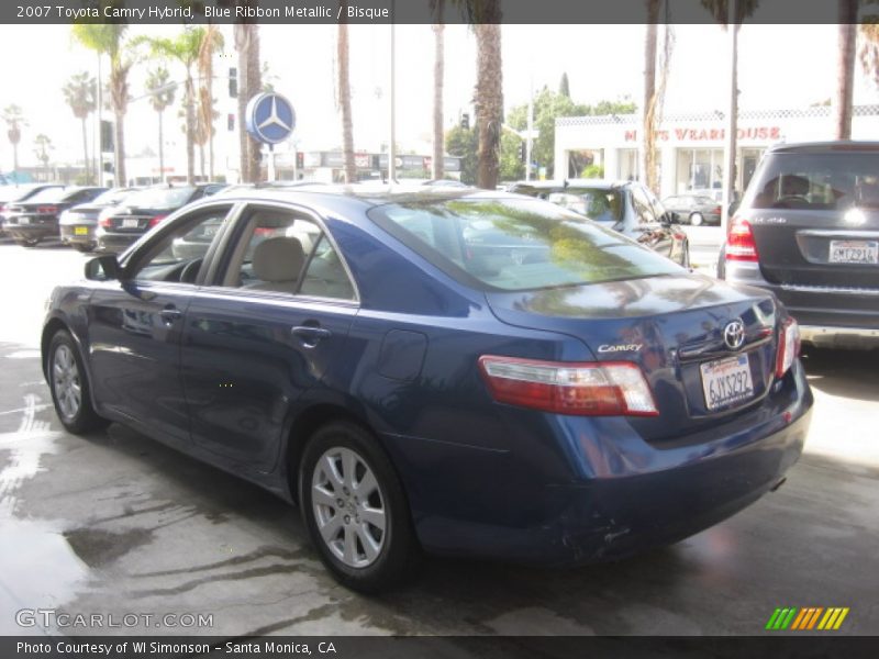 Blue Ribbon Metallic / Bisque 2007 Toyota Camry Hybrid