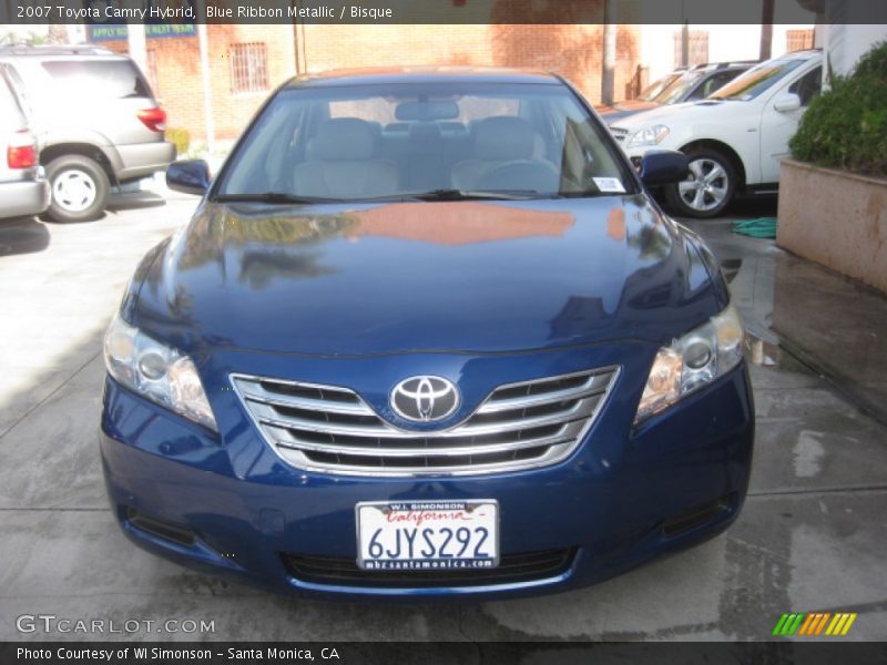Blue Ribbon Metallic / Bisque 2007 Toyota Camry Hybrid