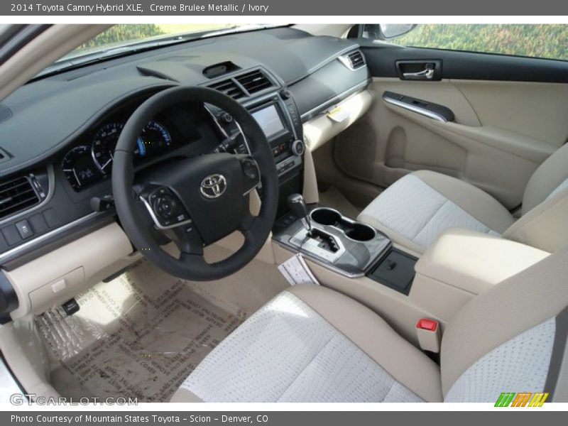 Ivory Interior - 2014 Camry Hybrid XLE 