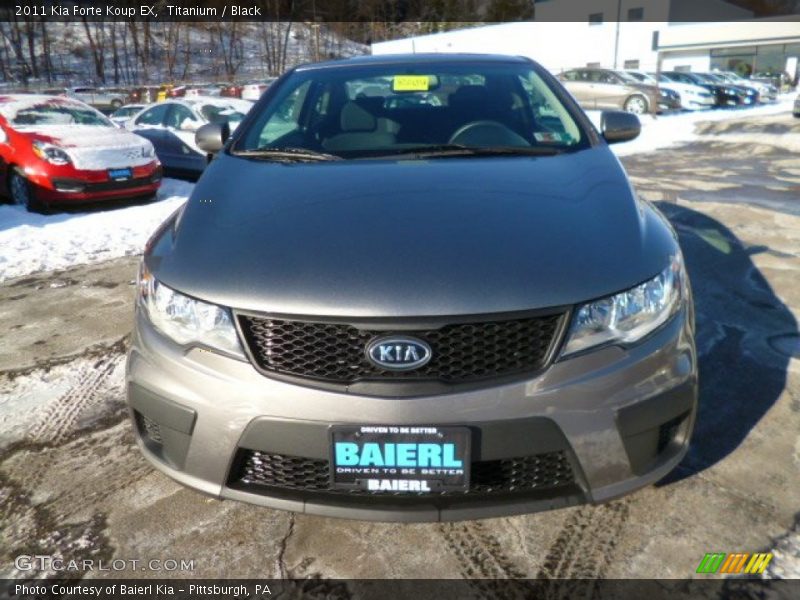 Titanium / Black 2011 Kia Forte Koup EX