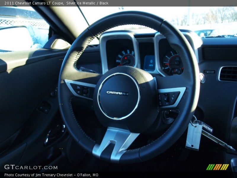 Silver Ice Metallic / Black 2011 Chevrolet Camaro LT Coupe