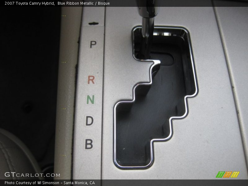 Blue Ribbon Metallic / Bisque 2007 Toyota Camry Hybrid