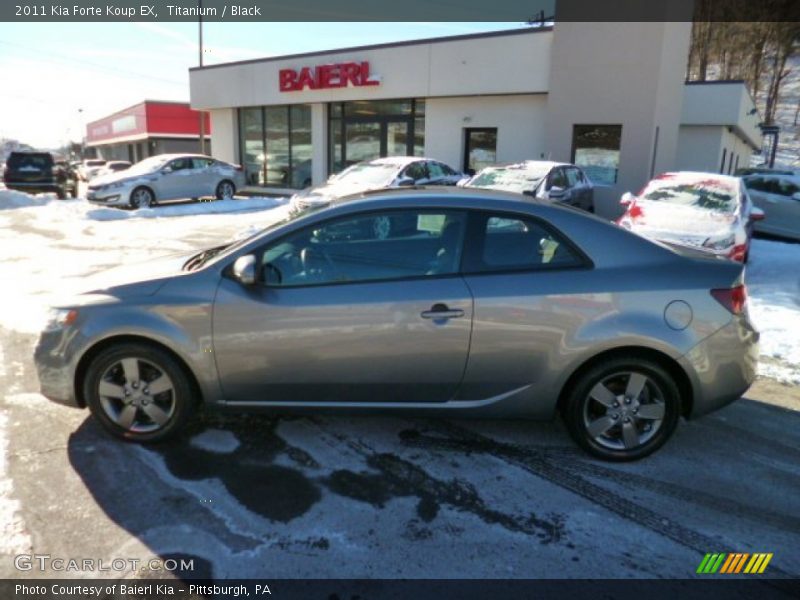 Titanium / Black 2011 Kia Forte Koup EX