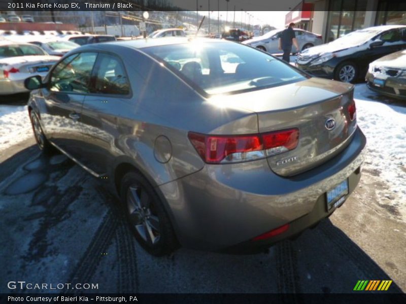 Titanium / Black 2011 Kia Forte Koup EX