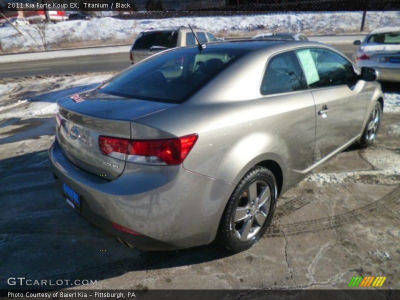 Titanium / Black 2011 Kia Forte Koup EX