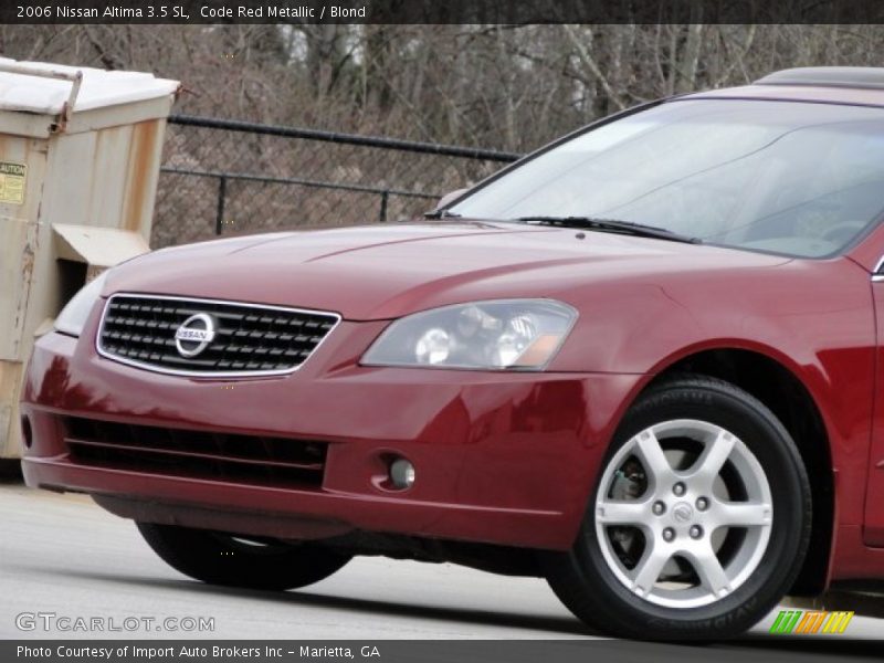 Code Red Metallic / Blond 2006 Nissan Altima 3.5 SL