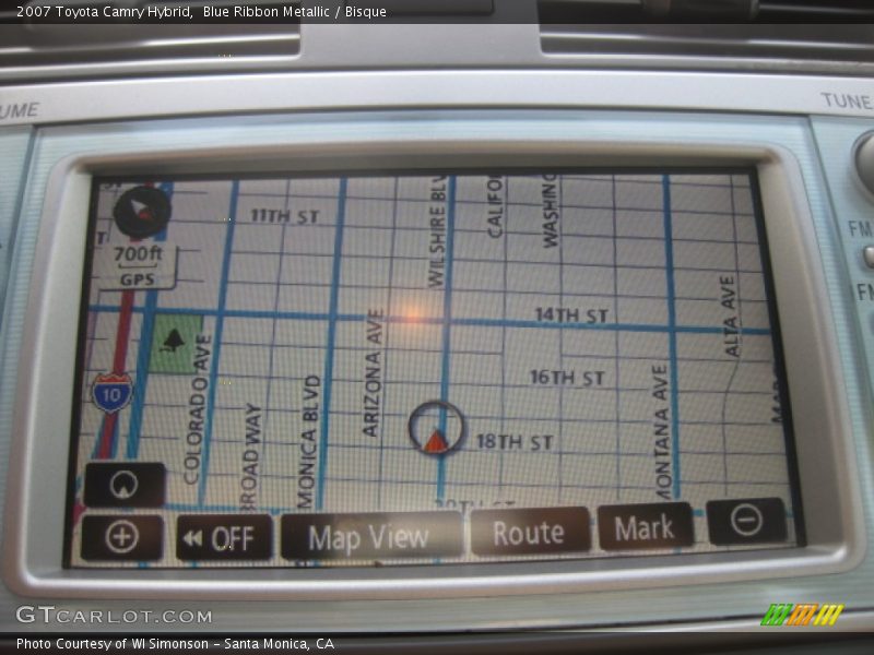 Blue Ribbon Metallic / Bisque 2007 Toyota Camry Hybrid