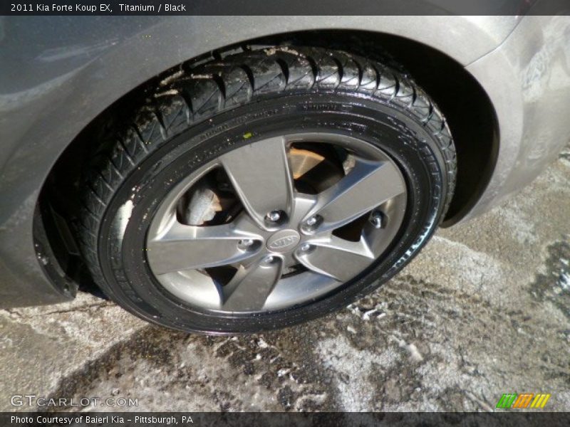 Titanium / Black 2011 Kia Forte Koup EX