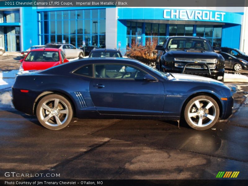 Imperial Blue Metallic / Black 2011 Chevrolet Camaro LT/RS Coupe