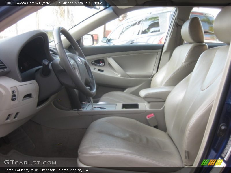 Blue Ribbon Metallic / Bisque 2007 Toyota Camry Hybrid