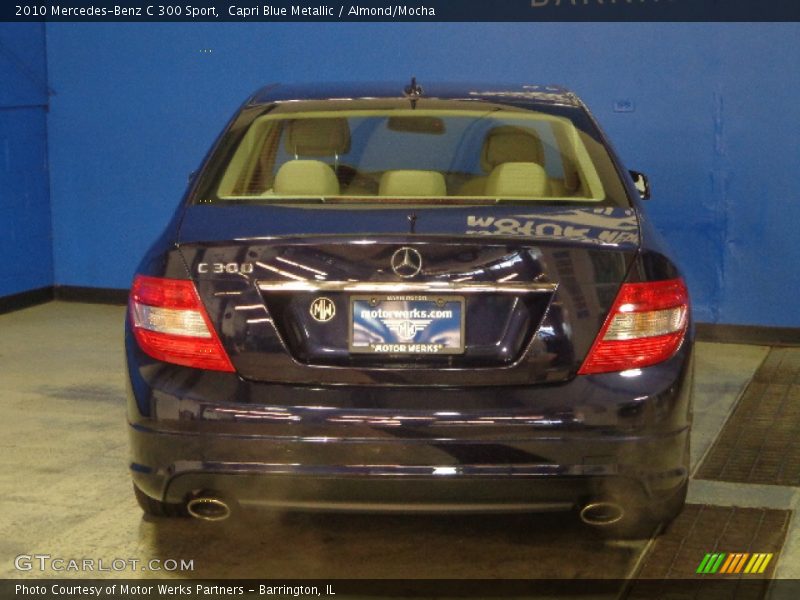 Capri Blue Metallic / Almond/Mocha 2010 Mercedes-Benz C 300 Sport