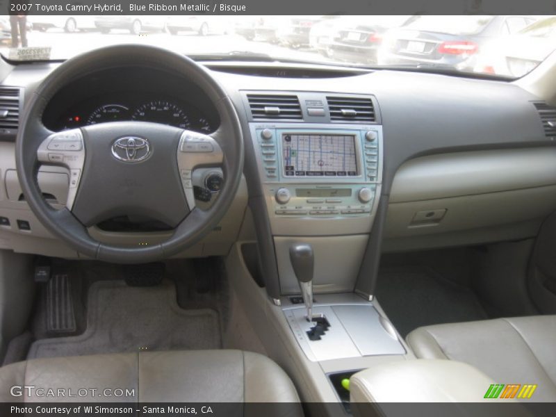 Blue Ribbon Metallic / Bisque 2007 Toyota Camry Hybrid
