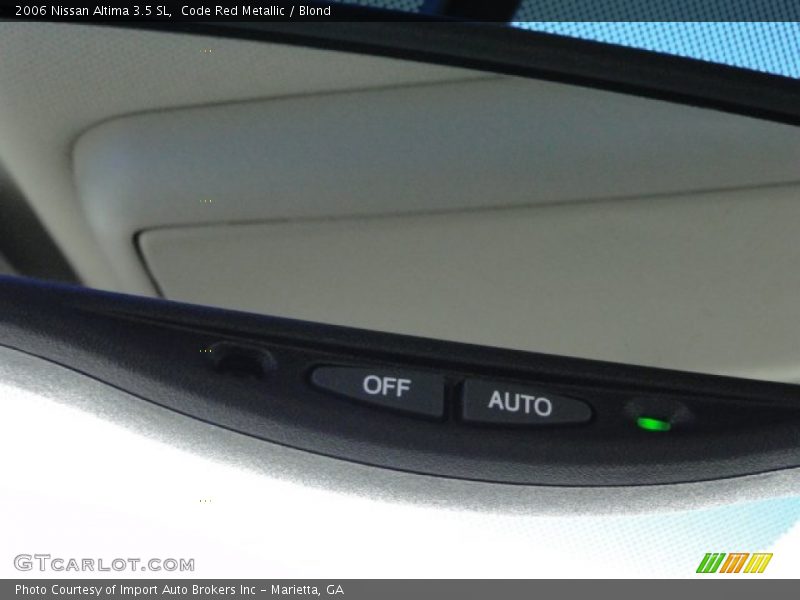 Code Red Metallic / Blond 2006 Nissan Altima 3.5 SL